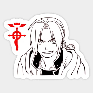 Edward Elric Fullmetal Alchemist Sticker